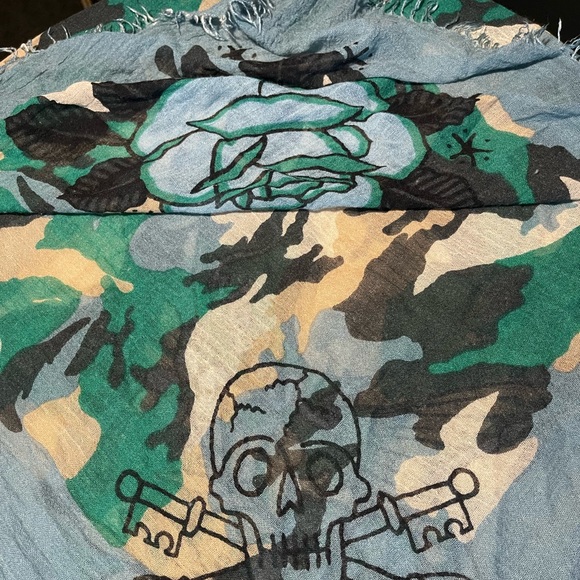 ZADIG&VOLTAIRE MILITARY DESIGN SCARF - Picture 1 of 7